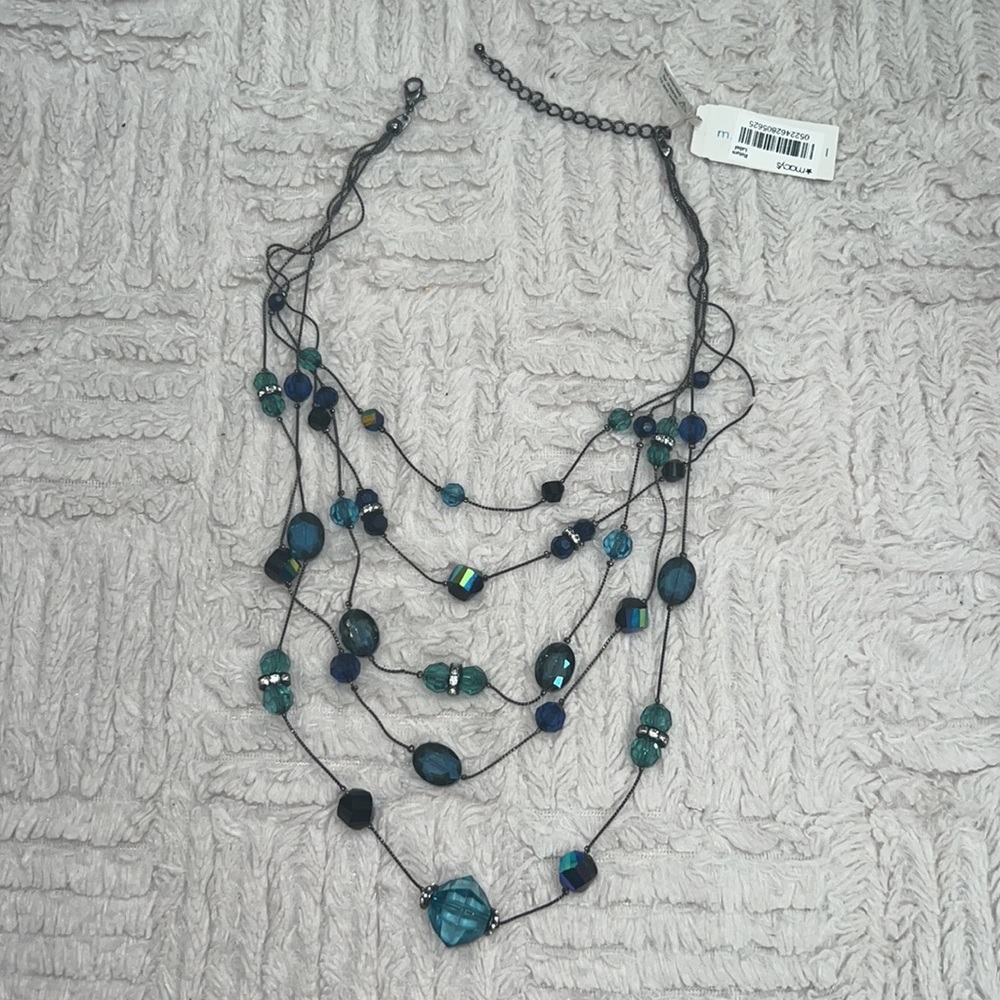 m. haskell layered beaded necklace, adjustable, New with tags
